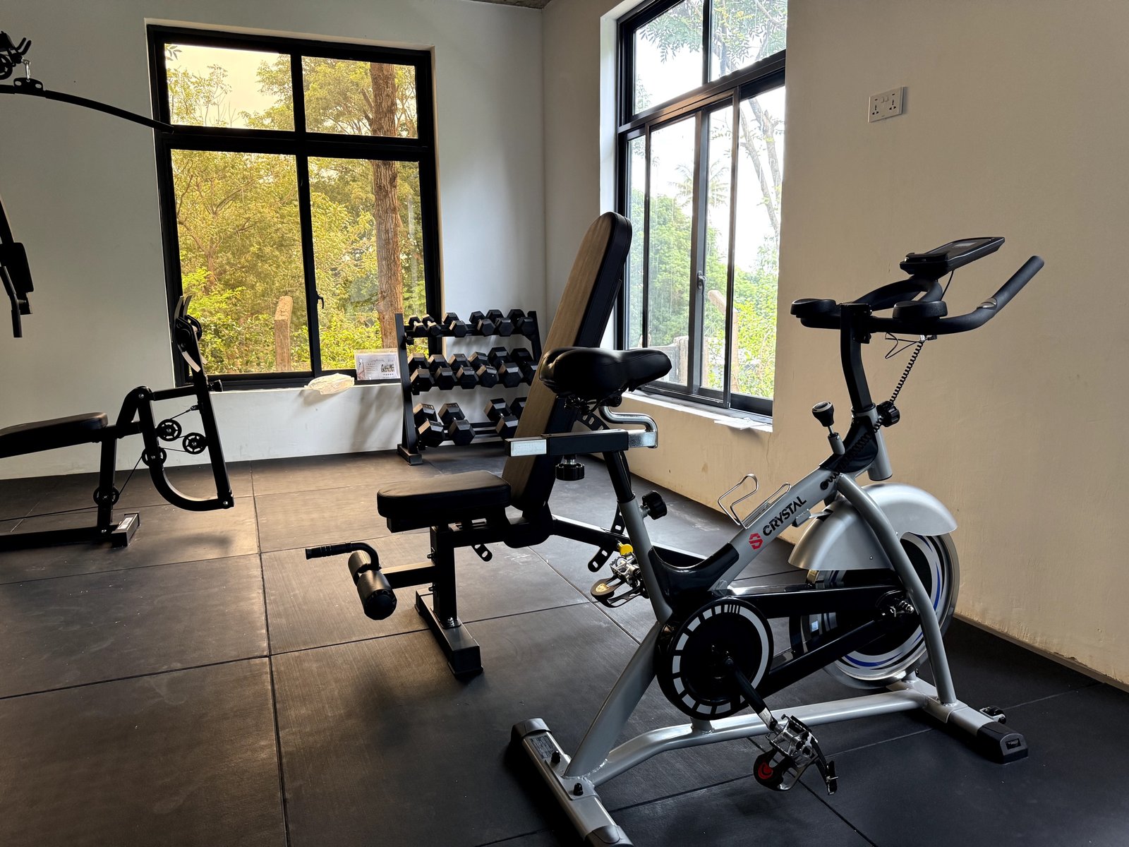 Quiet corner of the Nagira gym